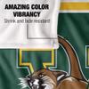 University of Vermont Catamounts Blanket, 50" x 60", Primary Logo Stripes, Silky Touch Super Soft Throw view 4