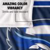 Creighton University Blue Jays Blanket, 50" x 60", Primary Logo Stripes, Silky Touch Super Soft Throw view 4