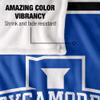 Indiana State University Sycamores Blanket, 36" x 58", Primary Logo Stripes, Silky Touch Super Soft Throw view 4