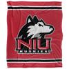 Northern Illinois University Huskies Blanket, 50" x 60", Primary Logo Stripes, Silky Touch Super Soft Throw view 2