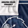 Monmouth Univeristy Hawks Blanket, 36" x 58", Primary Logo Stripes, Silky Touch Super Soft Throw view 4