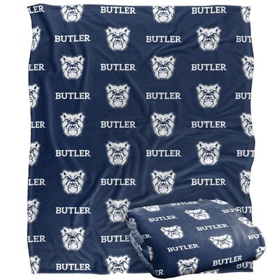 Butler University Bulldogs Blanket, 50" x 60", Logo Pattern, Silky Touch Super Soft Throw