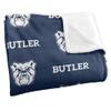 Butler University Bulldogs Blanket, 50" x 60", Logo Pattern, Silky Touch Super Soft Throw view 3