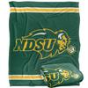 North Dakota State Univeristy Buffaloes Blanket, 50" x 60", Primary Logo Stripes, Silky Touch Super Soft Throw view 1