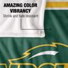 North Dakota State Univeristy Buffaloes Blanket, 50" x 60", Primary Logo Stripes, Silky Touch Super Soft Throw view 4