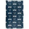 Howard University Bison Blanket, 36" x 58", Logo Pattern, Silky Touch Super Soft Throw view 2