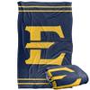 East Tennessee State University Lions Blanket, 36" x 58", Primary Logo Stripes, Silky Touch Super Soft Throw view 1