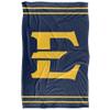 East Tennessee State University Lions Blanket, 36" x 58", Primary Logo Stripes, Silky Touch Super Soft Throw view 2