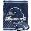Monmouth Univeristy Hawks Blanket, 50" x 60", Logo Dots, Silky Touch Super Soft Throw view 1