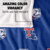 Louisiana Tech Bulldogs Blanket, 50" x 60", Logo Pattern, Silky Touch Super Soft Throw view 4