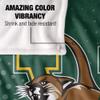 University of Vermont Catamounts Blanket, 50" x 60", Logo Dots, Silky Touch Super Soft Throw view 4