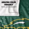 North Dakota State Univeristy Buffaloes Blanket, 50" x 60", Logo Dots, Silky Touch Super Soft Throw view 4