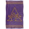 Alcorn State University Braves Blanket, 36" x 58", Primary Logo Stripes, Silky Touch Super Soft Throw view 2