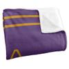 Alcorn State University Braves Blanket, 36" x 58", Primary Logo Stripes, Silky Touch Super Soft Throw view 3