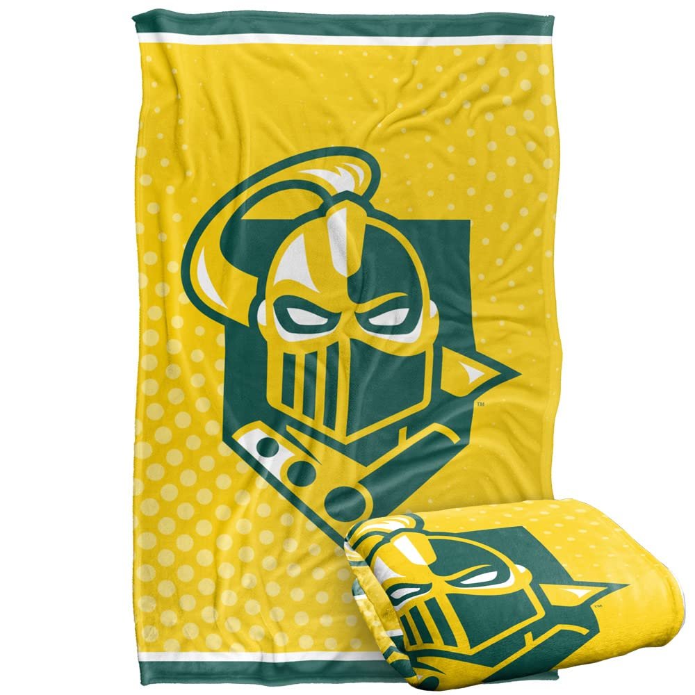 Clarkson University Golden Knights Blanket, 36" x 58", Logo Dots, Silky Touch Super Soft Throw