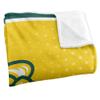 Clarkson University Golden Knights Blanket, 36" x 58", Logo Dots, Silky Touch Super Soft Throw view 3