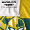 Clarkson University Golden Knights Blanket, 36" x 58", Logo Dots, Silky Touch Super Soft Throw view 4
