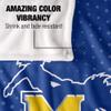 Mcneese State University Cowboy Blanket, 36" x 58", Logo Dots, Silky Touch Super Soft Throw view 4