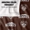 St. Bonaventure University Bonnies Blanket, 50" x 60", Logo Pattern, Silky Touch Super Soft Throw view 4