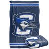 Creighton University Blue Jays Blanket, 36" x 58", Primary Logo Stripes, Silky Touch Super Soft Throw view 1