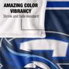 Creighton University Blue Jays Blanket, 36" x 58", Primary Logo Stripes, Silky Touch Super Soft Throw view 4