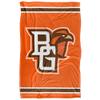Bowling Green State University Wildcats Blanket, 36" x 58", Primary Logo Stripes, Silky Touch Super Soft Throw view 2