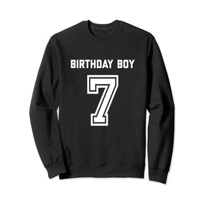 7th Birthday Shirt Boy Gift Boys Kids Age 7 Year Old Son Kid Sweatshirt