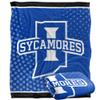 Indiana State University Sycamores Blanket, 50" x 60", Logo Dots, Silky Touch Super Soft Throw view 1
