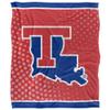 Louisiana Tech Bulldogs Blanket, 50" x 60", Logo Dots, Silky Touch Super Soft Throw view 2