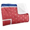 Louisiana Tech Bulldogs Blanket, 50" x 60", Logo Dots, Silky Touch Super Soft Throw view 3