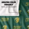 North Dakota State Univeristy Buffaloes Blanket, 50" x 60", Logo Pattern, Silky Touch Super Soft Throw view 4
