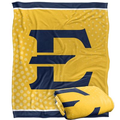 East Tennessee State University Lions Blanket, 50" x 60", Logo Dots, Silky Touch Super Soft Throw
