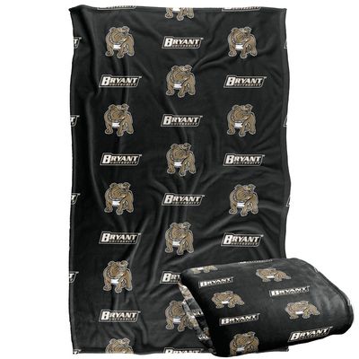 Bryant University Bulldogs Blanket, 36" x 58", Logo Pattern, Silky Touch Super Soft Throw