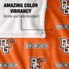 Bowling Green State University Wildcats Blanket, 36" x 58", Logo Pattern, Silky Touch Super Soft Throw view 4