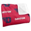 University of Dayton Flyers Blanket, 50" x 60", Logo Pattern, Silky Touch Super Soft Throw view 3