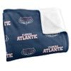 Florida Atlantic University Owls Blanket, 36" x 58", Logo Pattern, Silky Touch Super Soft Throw view 3