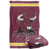 Colorado Mesa University Mavericks Blanket, 36" x 58", Primary Logo Stripes, Silky Touch Super Soft Throw view 1