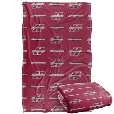 Henderson State University Reddies Blanket, 36" x 58", Logo Pattern, Silky Touch Super Soft Throw