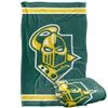 Clarkson University Golden Knights Blanket, 36" x 58", Primary Logo Stripes, Silky Touch Super Soft Throw view 1