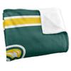 Clarkson University Golden Knights Blanket, 36" x 58", Primary Logo Stripes, Silky Touch Super Soft Throw view 3
