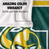 Clarkson University Golden Knights Blanket, 36" x 58", Primary Logo Stripes, Silky Touch Super Soft Throw view 4