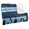 University of Maine Black Bears Blanket, 50" x 60", Primary Logo Stripes, Silky Touch Super Soft Throw view 3