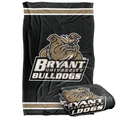 Bryant University Bulldogs Blanket, 36" x 58", Primary Logo Stripes, Silky Touch Super Soft Throw
