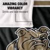 Bryant University Bulldogs Blanket, 36" x 58", Primary Logo Stripes, Silky Touch Super Soft Throw view 4