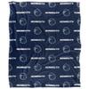 Monmouth Univeristy Hawks Blanket, 50" x 60", Logo Pattern, Silky Touch Super Soft Throw view 2
