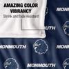 Monmouth Univeristy Hawks Blanket, 50" x 60", Logo Pattern, Silky Touch Super Soft Throw view 4