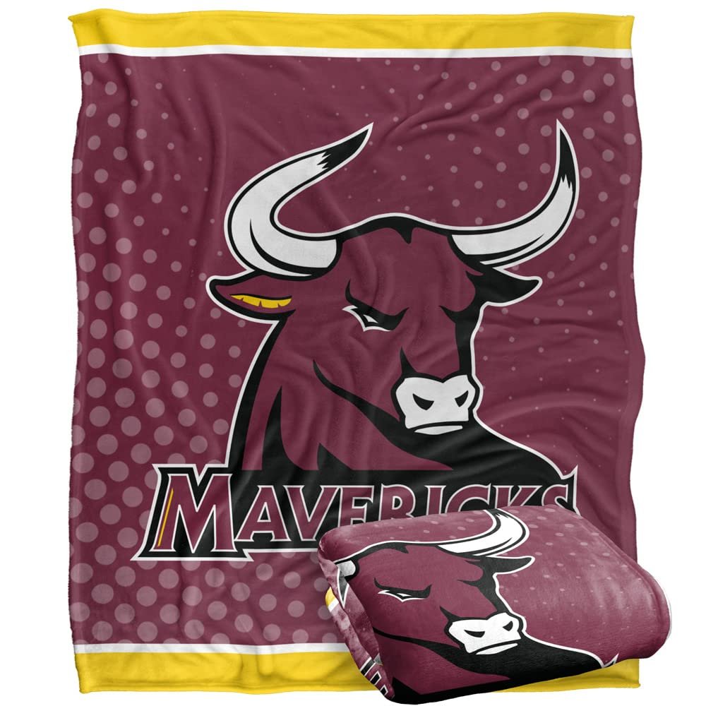 Colorado Mesa University Mavericks Blanket, 50" x 60", Logo Dots, Silky Touch Super Soft Throw