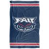 Florida Atlantic University Owls Blanket, 36" x 58", Primary Logo Stripes, Silky Touch Super Soft Throw view 2