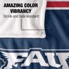 Florida Atlantic University Owls Blanket, 36" x 58", Primary Logo Stripes, Silky Touch Super Soft Throw view 4