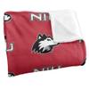 Northern Illinois University Huskies Blanket, 50" x 60", Logo Pattern, Silky Touch Super Soft Throw view 3